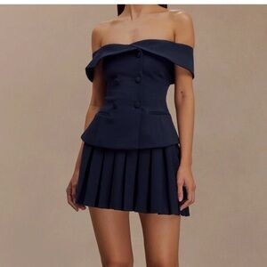 Meshki Mura Skirt Navy